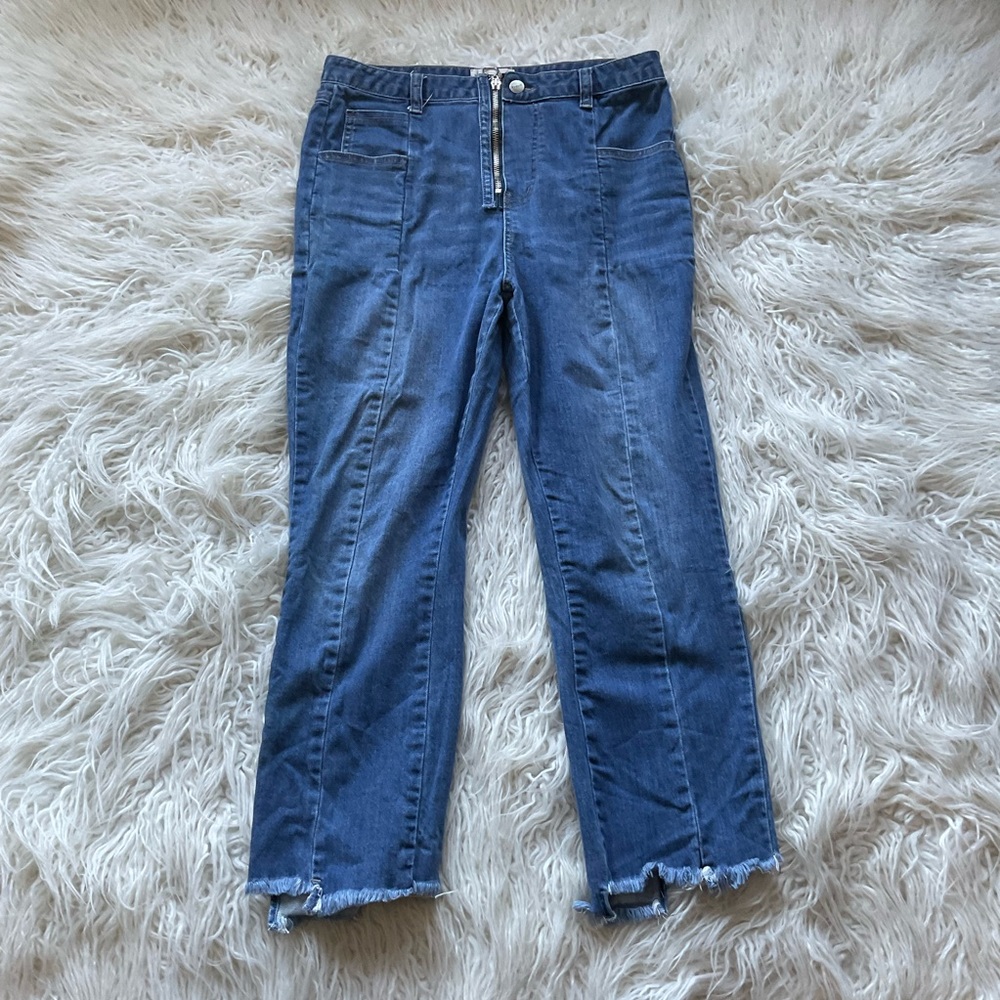 EVIDNT HIGH RISE‎ ANKLE SAILOR JEANS